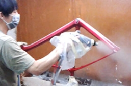carbon fiber sports industry manual electrostatic spraying gun solution